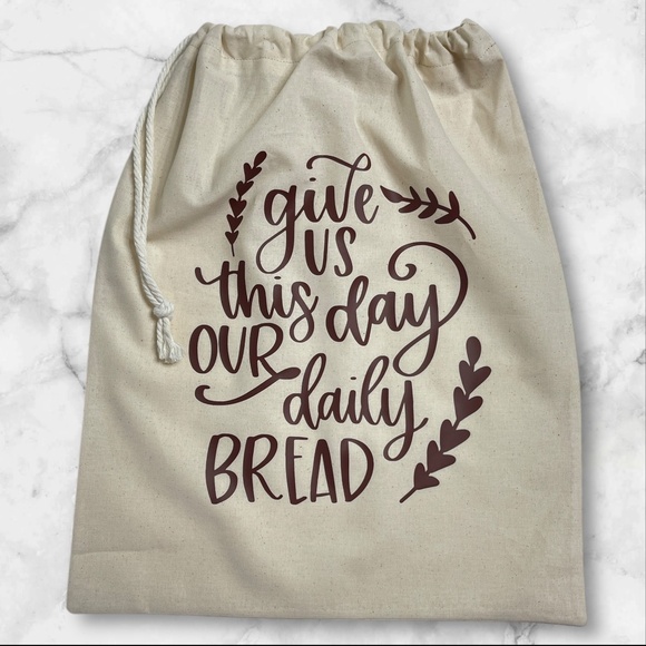 Farmhouse Linen Bread Bag, Rustic Handmade Reusable Bread Keeper, Eco-Friendly - Picture 5 of 5